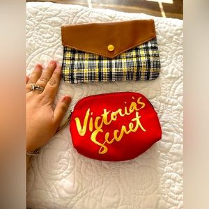 Small Cosmetic Bag Lot of 2
